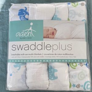 Aden by Aden & Anais 4 pack BNIB Muslin Swaddle Blankets
